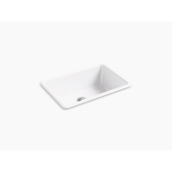 Iron/Tones 27x18-3/4x9-5/8 Top-Mount/Undermnt Sgl-Bowl Kitchen Sink